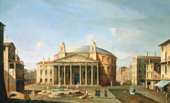 Bernardo Bellotto,Le Panthéon de Rome (1740-1760, date indéterminée)